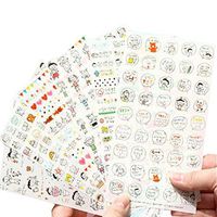 6 Sheets DIY Decorative Diary/Scrapbook/Phone/Album Stickers [J]