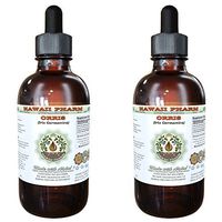 Orris Alcohol-Free Liquid Extract, Organic Orris (Iris germanica) Dried Root Glycerite Natural Herbal Supplement, Hawaii Pharm, USA 2x4 fl.oz