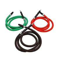3 Hookah Hose Set - Flexible Hookah Hose Plastic Material - Available in Three Colors - Hookah 6 Hose Set