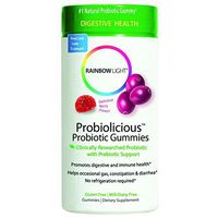 Rainbow Light Probiolicious Gummies, Natural Berry Flavor, 50 Count , Pack of 3 Rainbow-jn by Rainbow Light