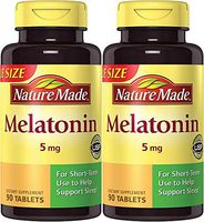 Nature Made Melatonin Maximum Strength 5 mg, 90 Tablets (2 Pack)