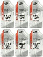 Clif Shot Gel - Double Expresso - 6 Pack (6 x 1.2oz Packs)