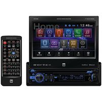 Dual DV725BH 7" Single-Din in-Dash DVD Receiver with Motorized Touchscreen