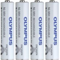 Olympus BR404 AAA 1.2V Nickel-Metal Hydride Rechargeable Battery, Pack of 4