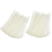 LICTOP 4 Inch Nylon Cable Zip Self-locking Wire Ties for Electronics,Pack of 1000 (White)