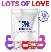 GrifGrips - Lots of Love Pre-cut Adhesive for Dexcom G6 - Original and Extreme Formulas (Pack of 15) Tiny Heart Shape