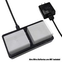 Battery Charger Station for Arlo Ultra 4k & Arlo Pro 3 (Black) - Dual Charging Station - Charger for Arlo Ultra 4K Battery Only - Battery Security Camera Charger for Arlo Ultra - VMA5400C - by Sully