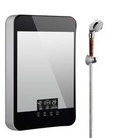 BTSSA Digital Electric Tankless Water Heater, Instant Electric Water Heater with Shower Head Memory Mode