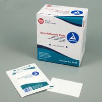 Dynarex Sterile Non-Adherent Gauze Pads 2quot; x 3quot; BX/100 3423