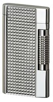 Sarome Flint Lighter SD7-09 Silver lattice diamond cut