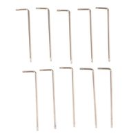 10Pcs T10 2 Way Tamper Proof Screwdriver Star Drive Hex Key Wrench L-Type