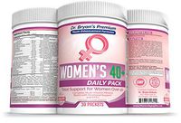 Women's Over 40 Daily Pack Vitamins Minerals, 42 Fruits and Vegetables, Digestive Enzymes, Spirulina, Wheat Grass, Fish Oil, Probiotics, Green Tea, Echinacea, Fiber, Kelp, Resveratrol, Wild Yam Plus!