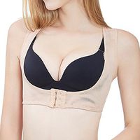Befen Women Chest Brace Posture Brace Chest Bra Support Upbra Prevent Humpback (M)
