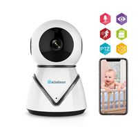 eLinkSmart 720P WiFi Camera Home Security Baby Monitor with Calling, Motion and Crying Detection, Night Vision, Video Recording, Alarm Push, Cloud Storage, Alexa [New 2019]