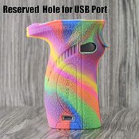 CEOKS for SMOK Mag Grip 100W Silicone Case, Anti-Slip Protective Silicone Case Skin Rubber Cover for SMOK Mag Grip 100W Kit TC Mod Box Rubber case wrap Shield (Rainbow)