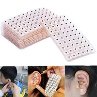 Wecando 600 Counts Acupuncture Vaccaria Needle Ear Seeds Massage Paste Ear Stickers Auricular Ear Press Seed