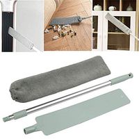 NEKRASH Dust Cleaner - Retractable Gap Dust Cleaning Artifact - Good Grips Microfiber Hand Duster, Removable and Washable Telescopic Dust Collector for Home Bedroom Kitchen (2PCS)