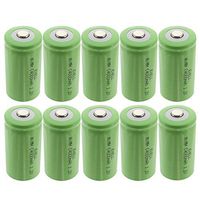 10x Exell 1.2V 4000mAh NiMH C Size Rechargeable Button Top Batteries use with electric razors toothbrushes high power static applications (Telecoms UPS and Smart grid) electric tools electric mopeds