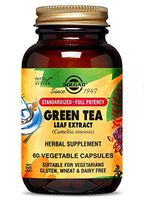 Solgar Standardized Full Potency Green Tea Leaf Extract Vegetable Capsules, 60 Count