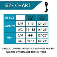 Copper Compression Socks For Men & Women -8 Pairs- Best for Running, Athletic, Medical, Pregnancy and Travel