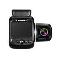 WonVon Dual Lens Car Dash Cam with Infrared Night Vision, Built-in GPS, WiFi, Dual 1080P Front and Inside Recording Camera, Dash Camera 180 Degree Rotatable Truck Taxi