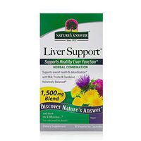 Nature's Answer Liver Support | Herbal Combination with Milk Thistle & Dandelion | Dietary Supplements | Promotes Healthy Liver Function | Kosher Certified, Vegetarian & Vegan 90 Capsules
