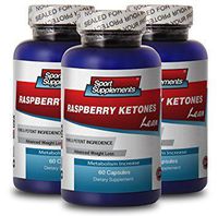 Weight Loss Quest - Raspberry Ketones Lean 1200MG - Raspberry Ketone Ultra with African Mango - 3 Bottles (180 Capsules)