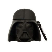 UR Sunshine AirPods Case, Star Wars Soldier Hero Shape Soft Silicone Case Cover Protective Skin for AirPods1&2-Black Soldier