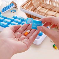 FD-FLY88 Pill Box 31 Day Medicine Tablet Dispenser Organizer Weekly Storage Case Extra Large Monthly Pill Organizer