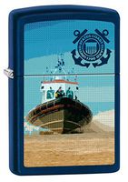 Zippo USCG Boat Navy Matte Pocket Lighter