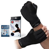 Doctor Developed Copper Arthritis Gloves/Compression Gloves and Doctor Written Handbook -Relieve Arthritis Symptoms, Raynauds Disease & Carpal Tunnel (XXL)