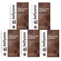 Keto Coffee Packets to-Go - Instant Brazilian Collagen Coffee by Bone Broth Expert Dr. Kellyann - 100% Grass-Fed Collagen Powder - Perfect for Keto, Paleo & Weight Loss Diets (75 Servings, 5 Boxes)