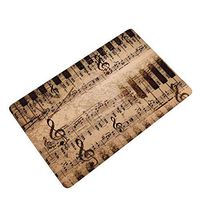Super1798 Music Note Piano Print Kitchen Bathroom Non-slip Floor Carpet Doormat Pad Rug Decor-8#