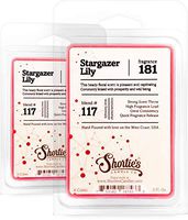 Shortie's Candle Company Stargazer Lily Wax Melts Multi Pack - 2 Highly Scented Bars - Made with Natural Oils - Flower & Floral Air Freshener Cubes Collection