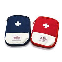 HUELE 2-Pack Empty First Aid Pouch Bag for Camping Travel-7.1x5.1 inch