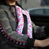 Seatbelt Pillows for Post-Surgery Comfort Mastectomy Breast Cancer Port Pacemaker Heart Surgery C-Section Recovery Support Cushion Pad Patient Care Car Travel Pillow (Rose Ribbon)