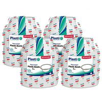 [400 Count] Plasti Plus Disposable Plastic White 5 oz Heavy Weight Dessert Bowls, Great for Weddings, Home, Office, School, Party, Picnics, Take-Out, Fast Food, Outdoor, Events, Or Every Day Use,