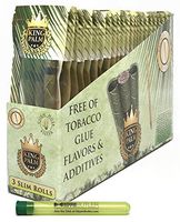 Bundle - 25 Items - King Palm Slim Cones (24 Packs/Full Box) with Hippie Butler XL KewlTube