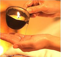 2 Pcs of Fruity Citrus Scent, Premium Natural Hot Massage Oil Candle Aromatherapy Fruity Citrus Scent, 50g/Pc.