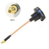 FOXEER Thriverline FPV Antenna 5.8GHz Pagoda RHCP Omnidirectional Antenna for FPV Quadcopeter TX/RX (Black, MMCX)