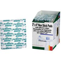 Nonstick Pad, Sterile, 4in L x 3in W, PK50