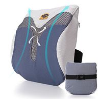 C-guard Lumba S, Elastic, Ergonomic Comfort Soft Integral Skin Foam Back Cushion - Orthopedic Design for Back Pain Relief - Lumbar Support Pillow