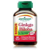 Jamieson Ginkgo Biloba, Bonus Size, 60+30 Caplets