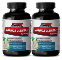 Natural Weight Loss Supplements That Really Work - Moringa OLEIFERA Extract - Moringa Natural Pills - 2 Bottles 120 Capsules