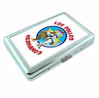 Los Pollos Hermanos Metal Silver Cigarette Case Holder RFID-Blocking Wallet
