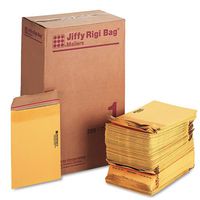 Jiffy Rigi Bag Mailers (#1, 7-1/8-Inch x 10-3/8-Inch, Case of 250)