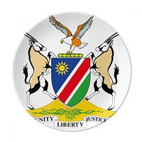 The Republic Namibia Africa Country Dessert Plate Decorative Porcelain 8 inch Dinner Home