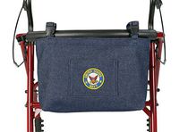 Granny Jo Products US Military Walker/Wheelchair Bag, Navy