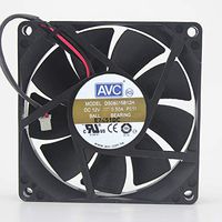 For AVC DS08015B12H 12V 0.50A 8015 8cm CPU cooling fan (Two-wire)