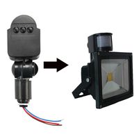 Comidox LED Outdoor 110-220V Infrared PIR Motion Sensor Detector Wall Light Switch 180°1pc